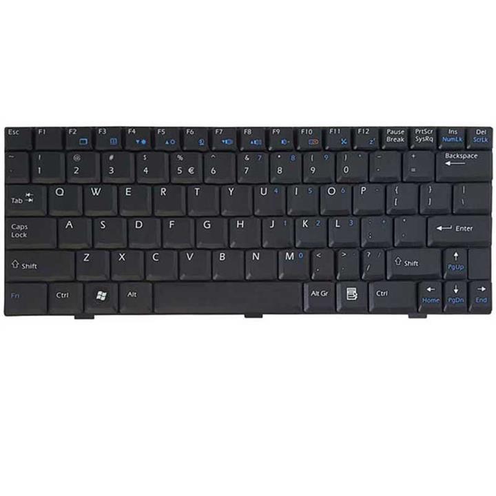 کیبورد لپ تاپ MSI U100 مشکی Keyboard Laptop MSI U100